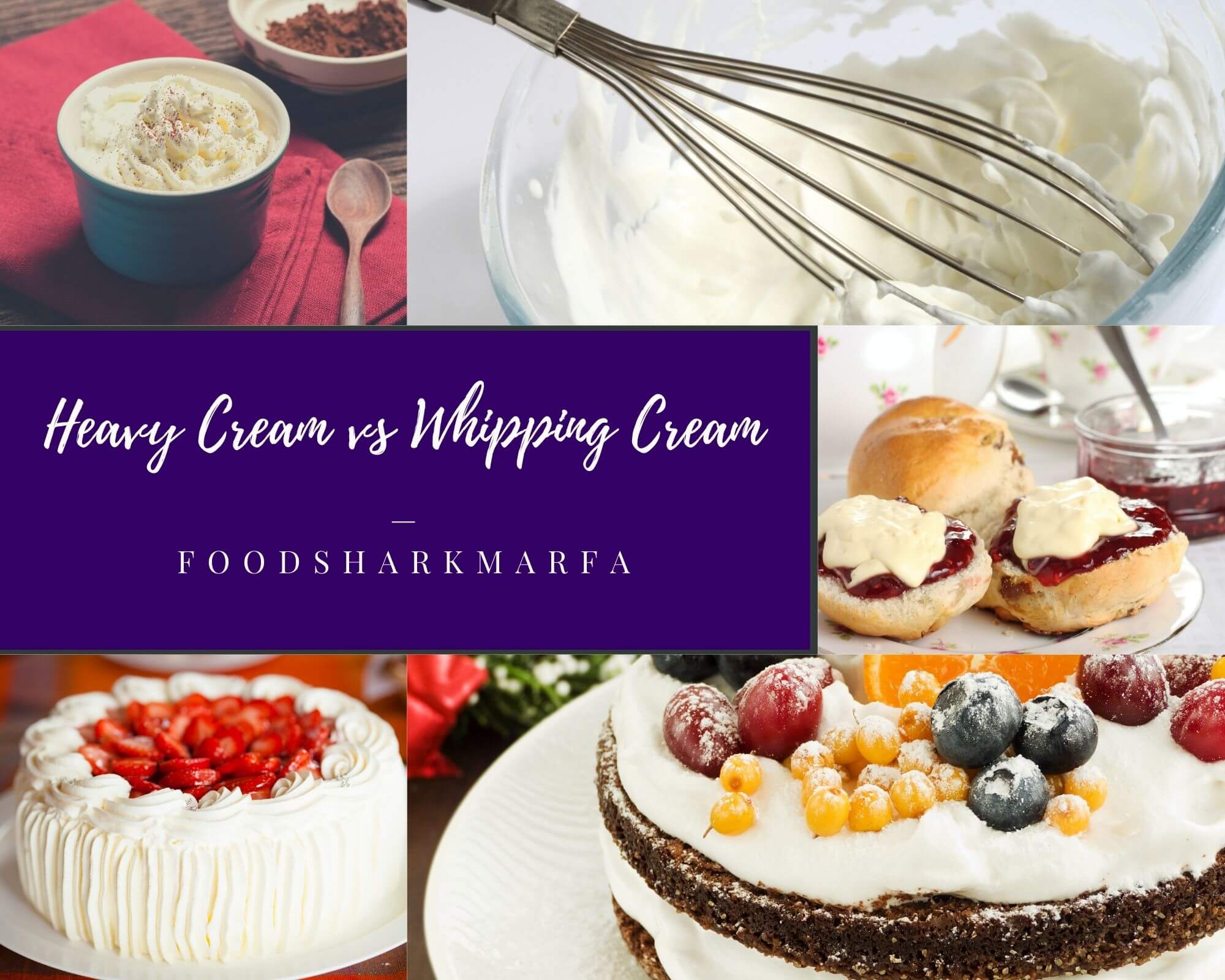 Heavy Cream vs Whipping Cream
