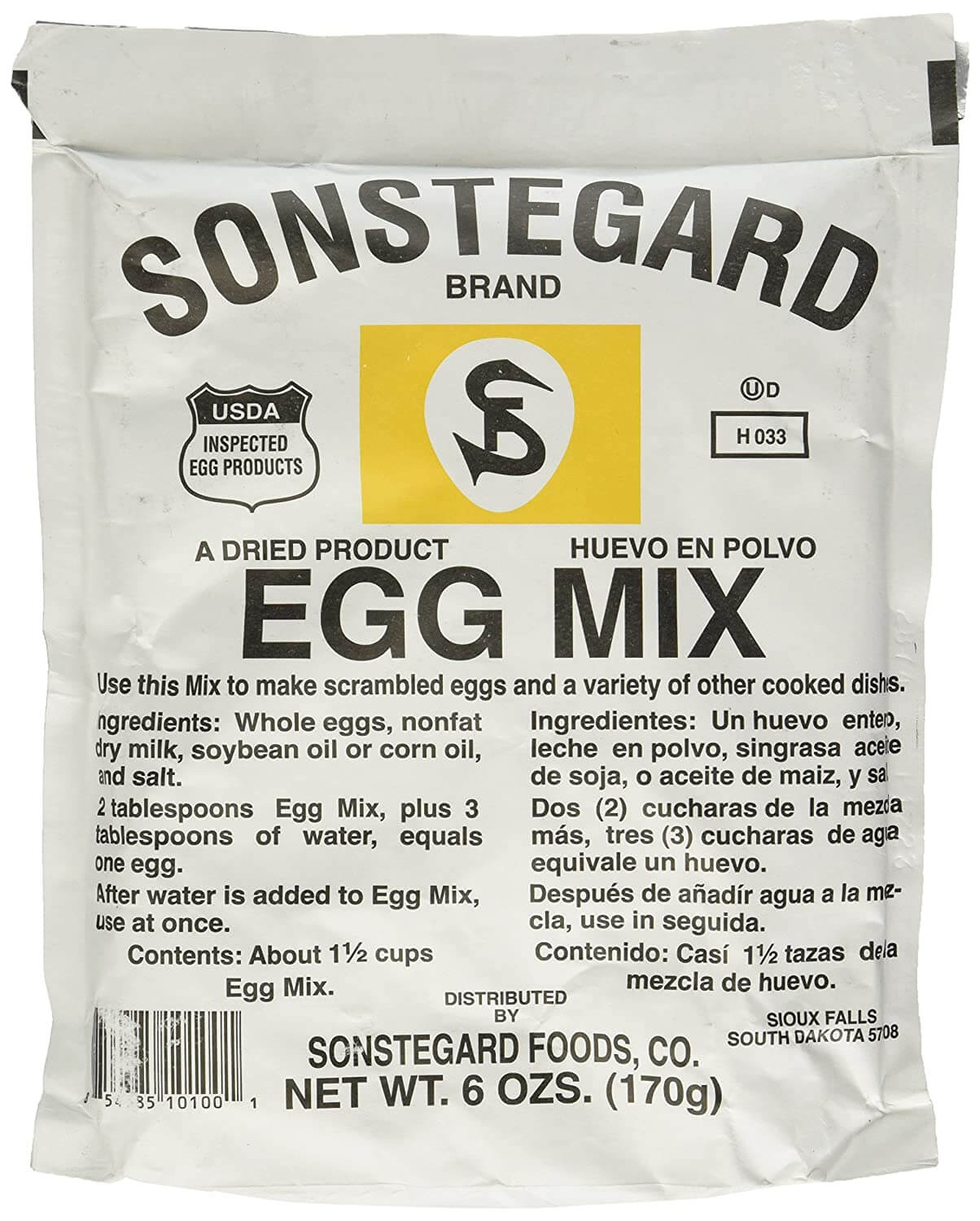 Sonstegard Powdered Eggs