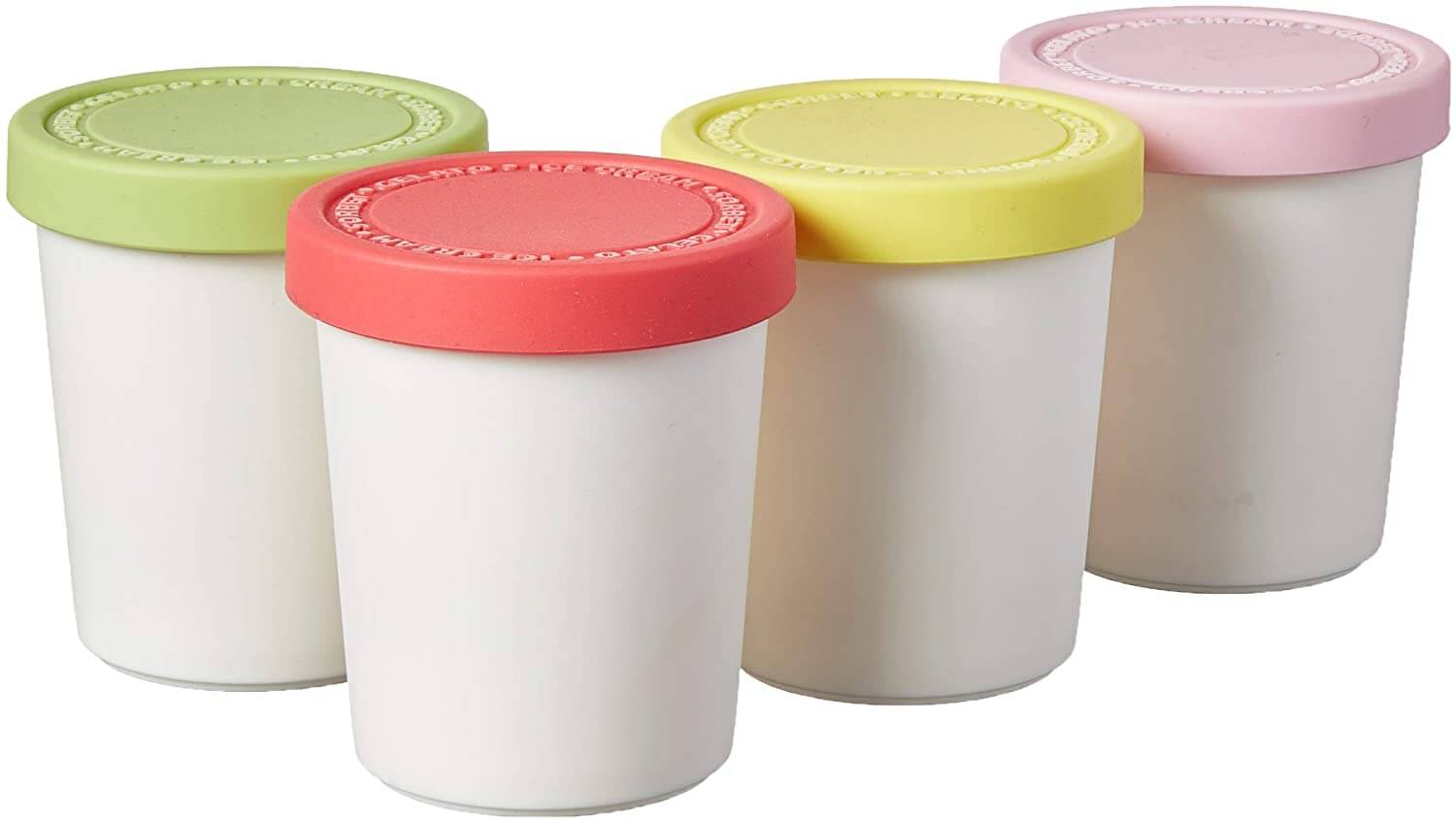 5 Pack SUMO Ice Cream Containers for Homemade Ice Cream (5 Containers