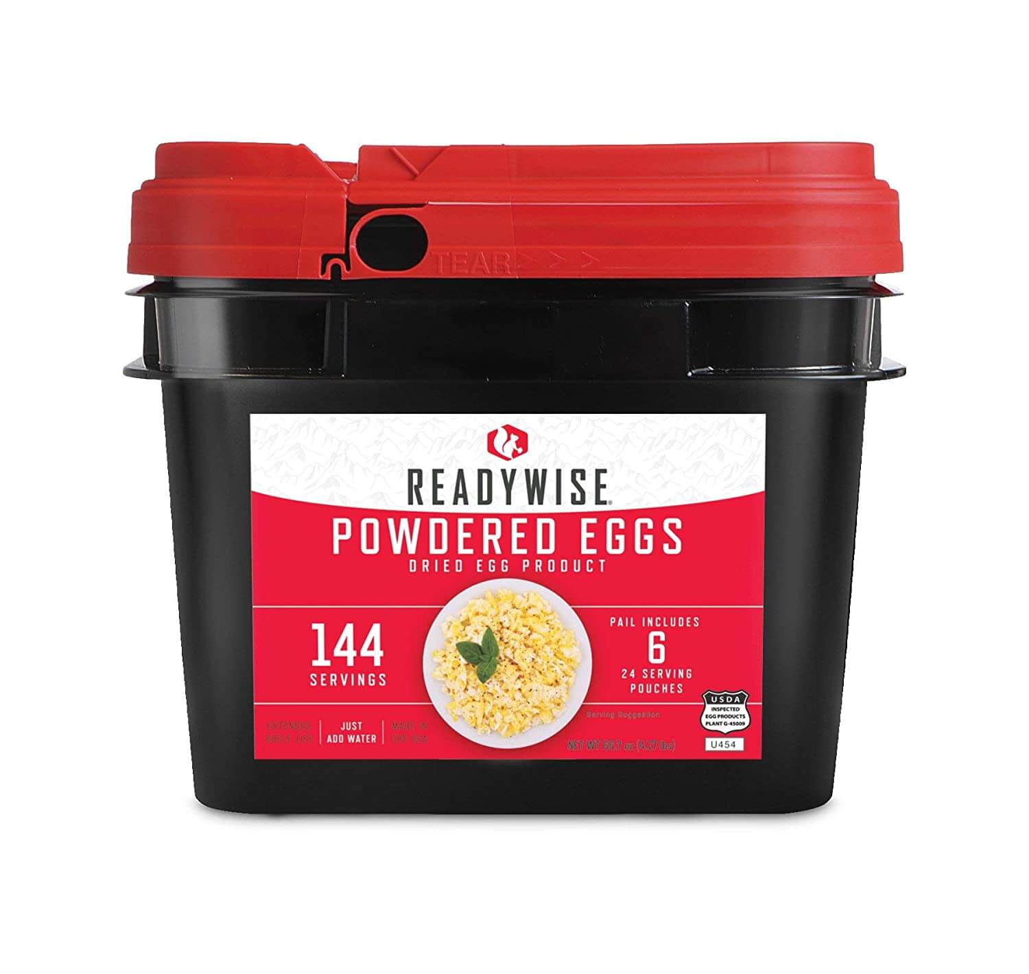 Wise Company Powdered Egg Bucket