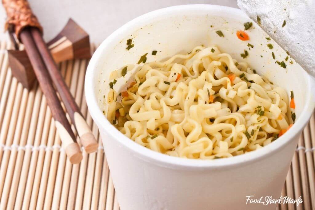 Asian meal with ramen noodles Asian meal with ramen noodles