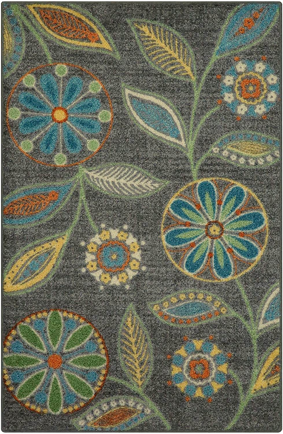 Maples Rugs Reggie Floral Kitchen Rug