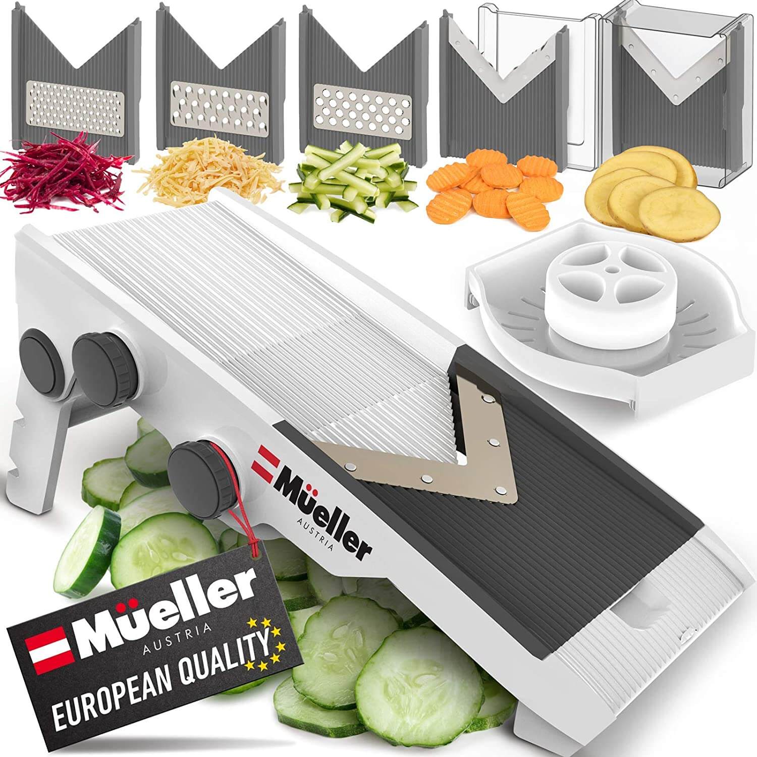Mueller Austria Adjustable Mandoline Cheese Slicer