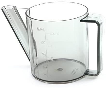 HIC Glass Gravy Strainer and Fat Separator