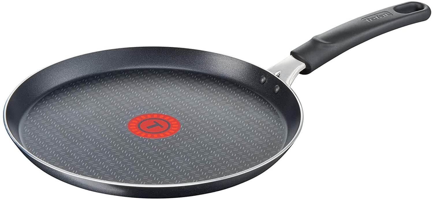 ESLITE LIFE 9.5 Inch Nonstick Crepe Pan with Spreader Induction