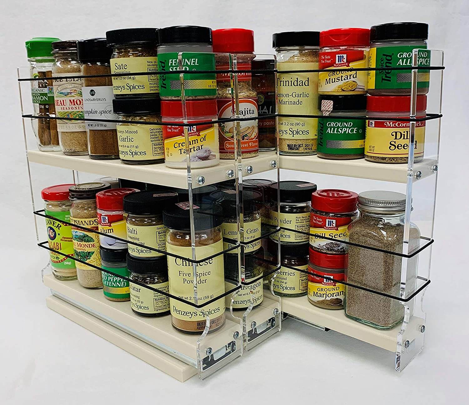 Talented Kitchen 125 Spice Labels Stickers, Clear Spice Jar Labels  Preprinted for Seasoning Herbs, Kitchen Spice Rack Organization, Water  Resistant, Black