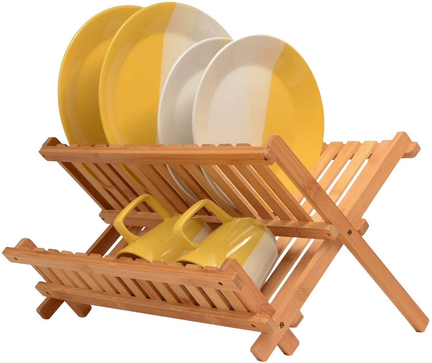 Bambüsi Premium Bamboo Dish Drying Rack