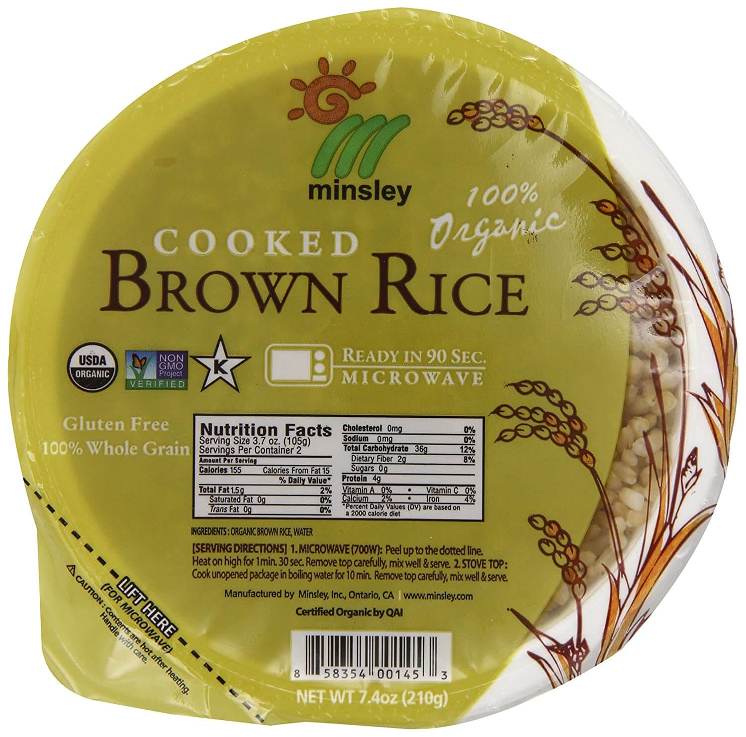 MINSLEY Steamed Brown Rice Bowl