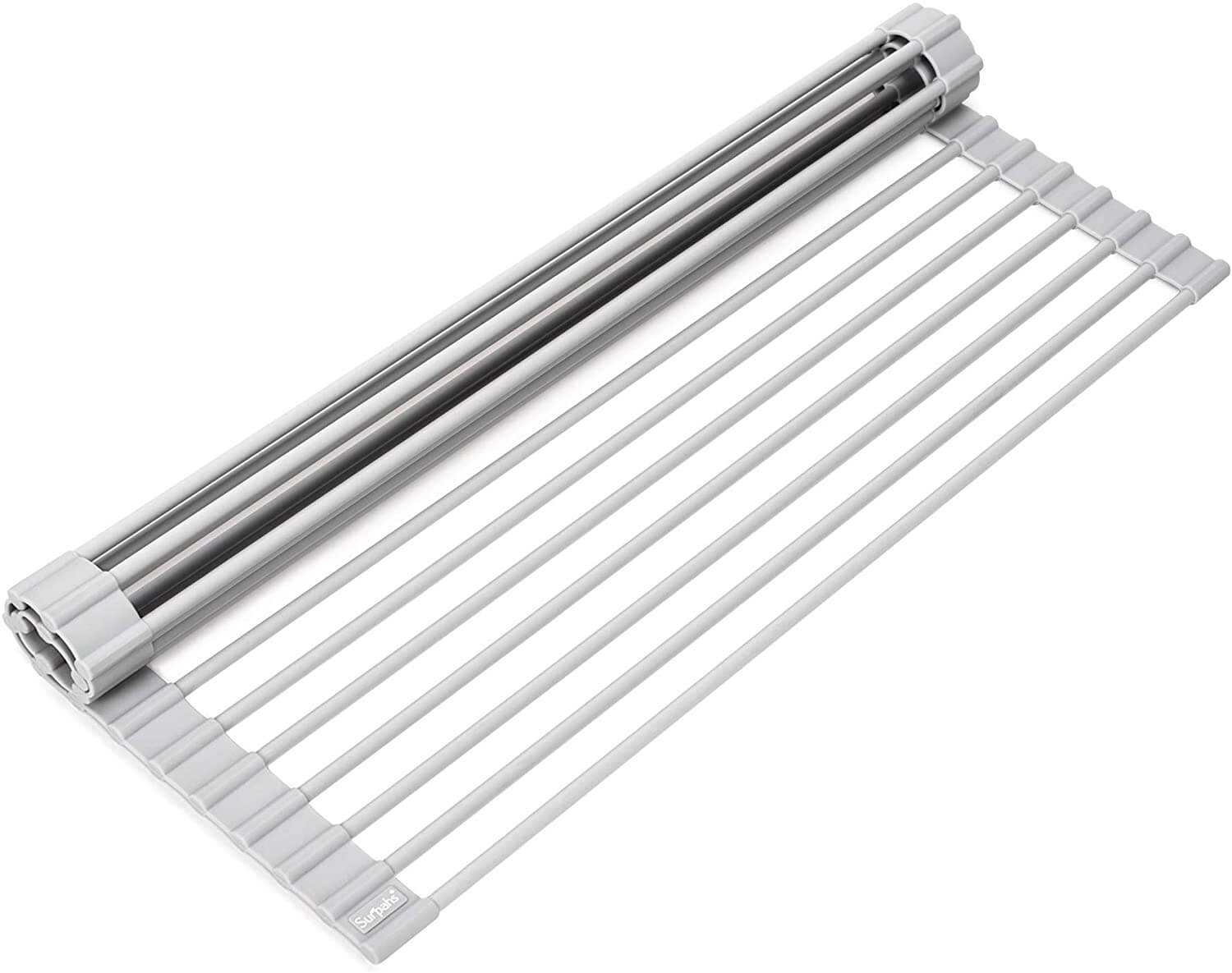 Surpahs Over The Sink Roll-Up Dish Drying Rack