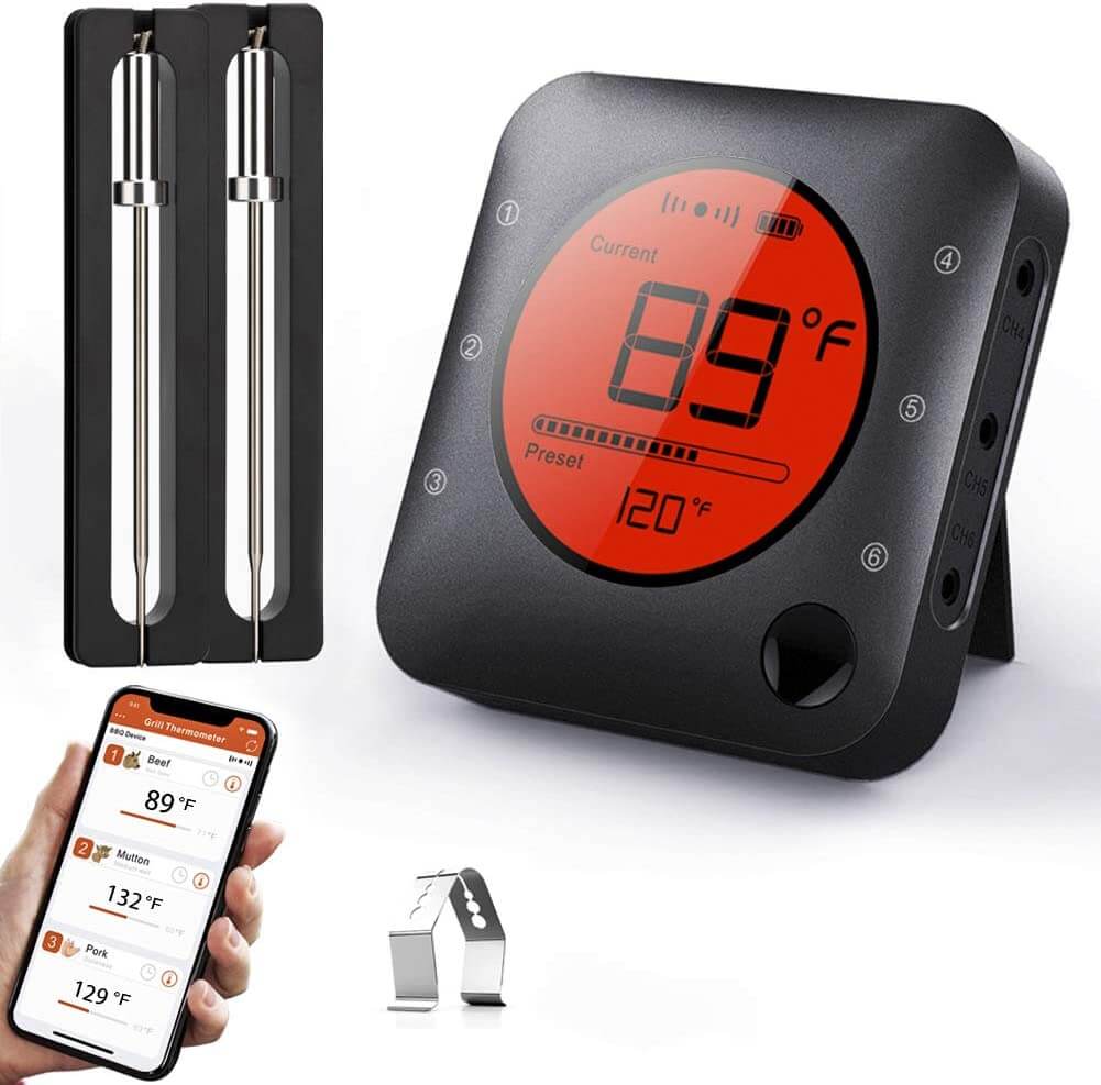BFOUR Wireless Meat Thermometer