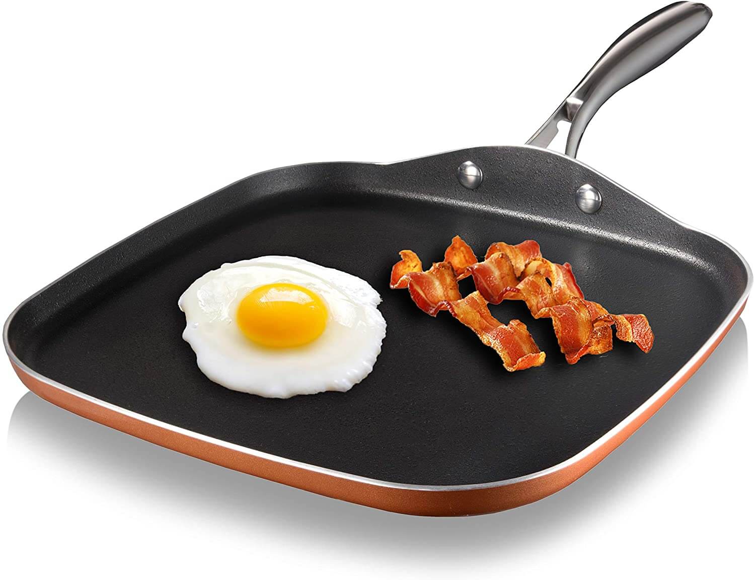 Gotham Steel Copper Cast Nonstick Griddle Pan