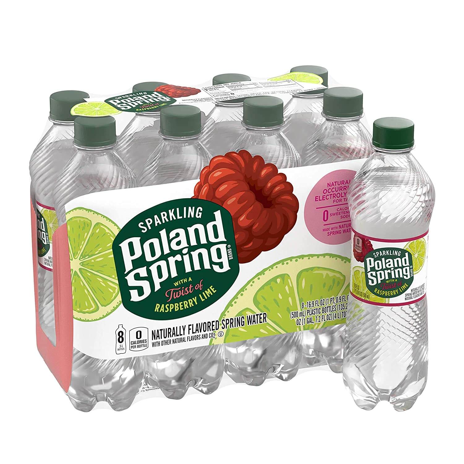 Poland Spring Raspberry Lime Sparkling Water