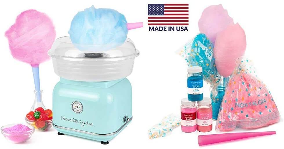 Nostalgia CLCM8AQ Classic Retro Cotton Candy Maker
